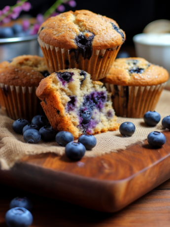 Vegan-Blueberry-Muffins